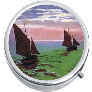 Boats Sailing Medical Pill Box