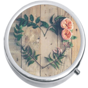 Flower Heart Medical Pill Box
