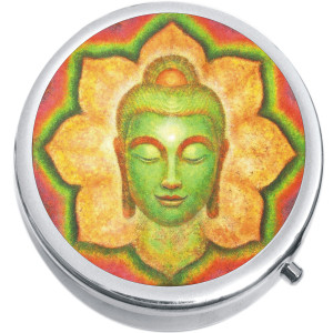 Buddha Lotus Flower Medical Pill Box
