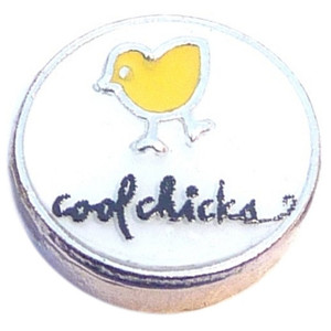 Cool Chicks Floating Locket Charm Cool Chicks Floating Locket Charm
