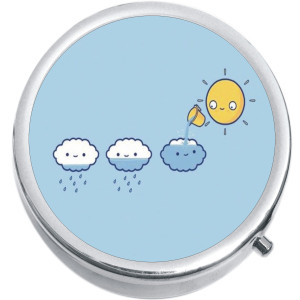 Sun and Clouds Medical Pill Box
