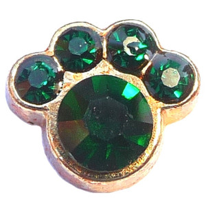 May Paw Goldtone Floating Locket Charm May Paw Goldtone Floating Locket Charm