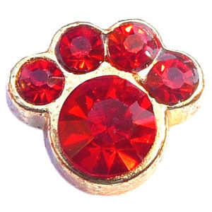 July Paw Goldtone Floating Locket Charm July Paw Goldtone Floating Locket Charm