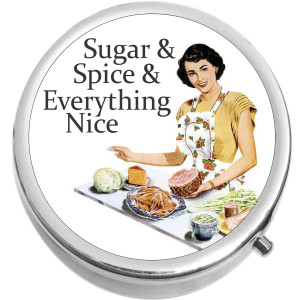 Sugar and Spice and Everything Nice Medical Pill Box