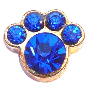 September Paw Goldtone Floating Locket Charm September Paw Goldtone Floating Locket Charm