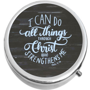 Can Do All Things Through Christ Medical Pill Box