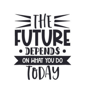 The Future Depends on Today Pill Box