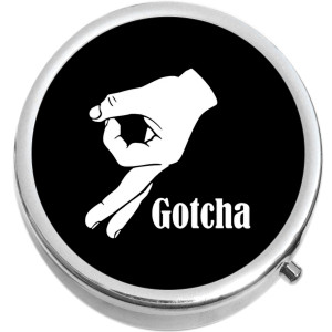 Gotcha Hand Circle Game Pill Box