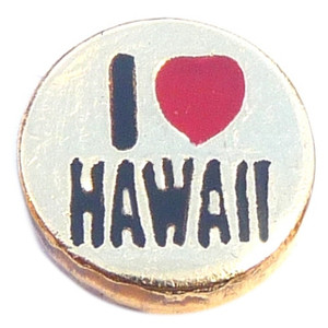 I Love Hawaii Floating Locket Charm I Love Hawaii Floating Locket Charm