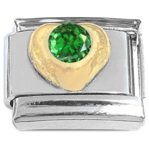 Small Heart May Italian Charm