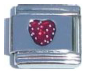 Heart Red Italian Charm