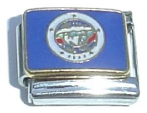 Minnesota State Flag Italian Charm