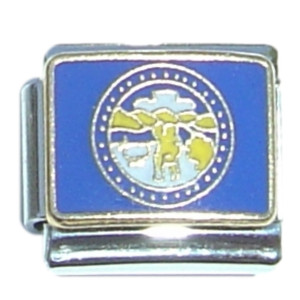 Nebraska State Flag Italian Charm Nebraska State Flag Italian Charm