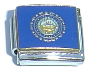 New Hampshire State Flag Italian Charm New Hampshire State Flag Italian Charm