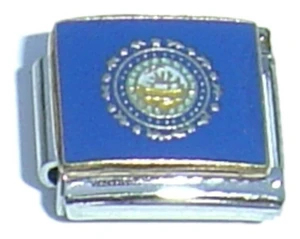 New Hampshire State Flag Italian Charm