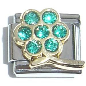 December Big Flower Italian Charm December Big Flower Italian Charm