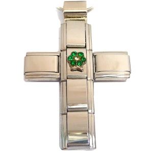 Italian Charm Cross Necklace May