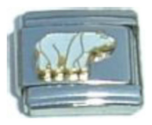 Polar Bear Italian Charm