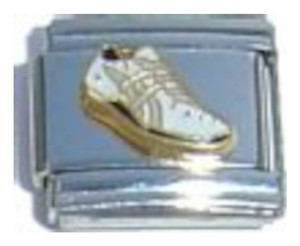 White Shoe Italian Charm