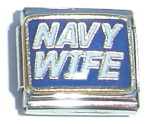 Navy Wife Italian Charm