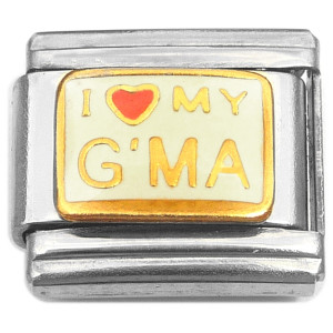 I Love My GMa Italian Charm