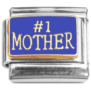 Number One Mother Italian Charm