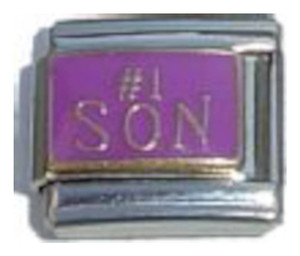 Number One Son Italian Charm