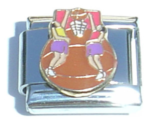 Basketball Italian Charm