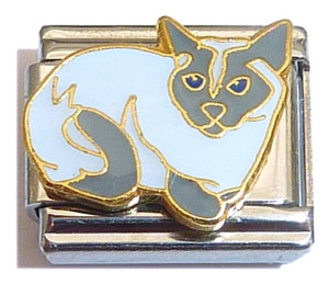 White Cat Italian Charm