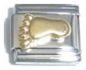 Foot Print Italian Charm Foot Print Italian Charm
