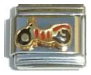 Motorcycle Moped Italian Charm