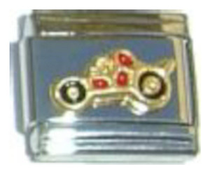 Race Car Italian Charm