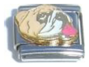 Bull Dog Italian Charm