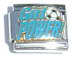 Soccer Girl Power Italian Charm Soccer Girl Power Italian Charm