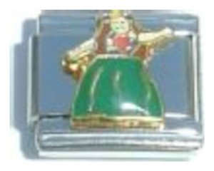 Hula Dancer Italian Charm Hula Dancer Italian Charm