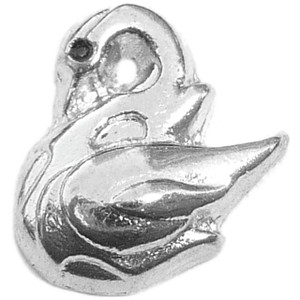Bird Floating Locket Charm Bird Floating Locket Charm