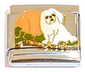 White Dog Italian Charm White Dog Italian Charm