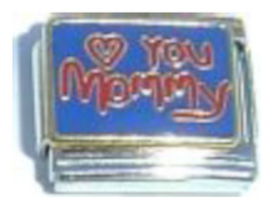 Love You Mommy Red Italian Charm Love You Mommy Red Italian Charm