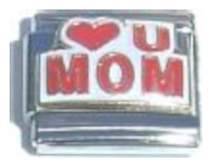Love U Mom Italian Charm Love U Mom Italian Charm