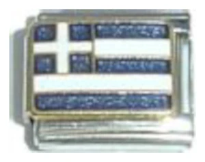 Flag of Greece Italian Charm