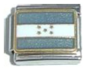 Flag of Honduras Italian Charm