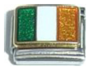 Flag of Ireland Italian Charm Flag of Ireland Italian Charm
