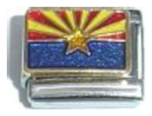Arizona State Flag Italian Charm