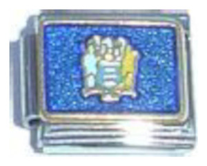 New York State Flag Italian Charm