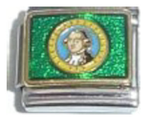 Washington State Flag Italian Charm Washington State Flag Italian Charm