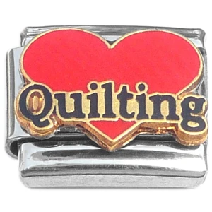 Quilting Heart Italian Charm
