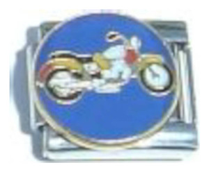 Motorcycle Blue Background Italian Charm Motorcycle Blue Background Italian Charm
