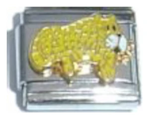 Leopard Italian Charm