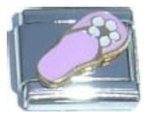 Flip Flop Light Pink Italian Charm Flip Flop Light Pink Italian Charm