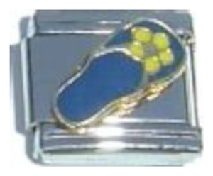 Flip Flop Dark Blue Italian Charm Flip Flop Dark Blue Italian Charm